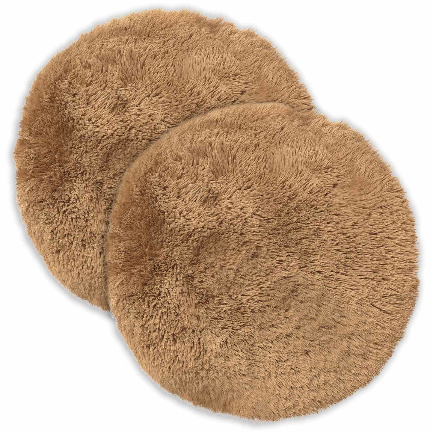 vidaXL Cushion with Pillow HEERLEN 6 pcs Taupe PV Fleece