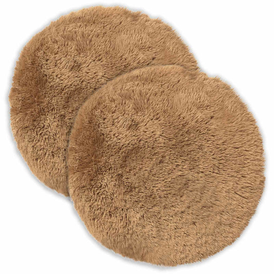 vidaXL Cushion with Pillow HEERLEN 6 pcs Taupe PV Fleece