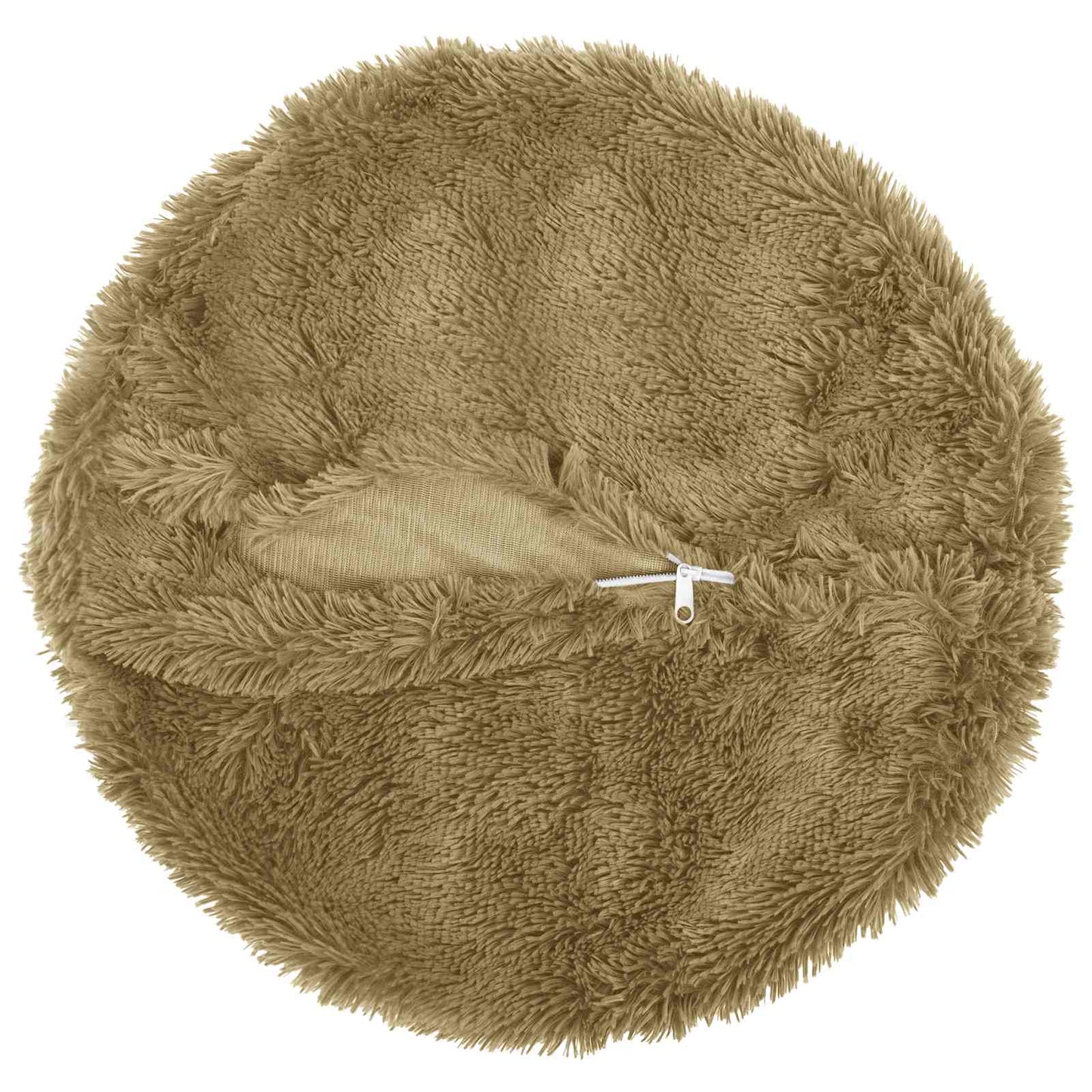 vidaXL Cushion with Pillow HEERLEN 2 pcs Light Grey PV Fleece