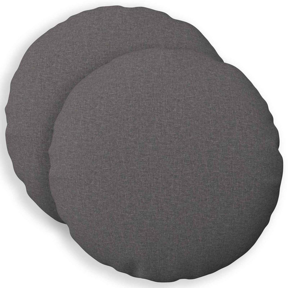 vidaXL Cushion with Pillow HEERLEN 2 pcs Light Grey Fabric