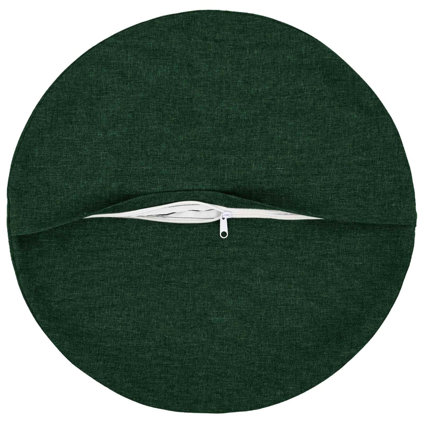vidaXL Cushion with Pillow HEERLEN 2 pcs Dark Green Fabric
