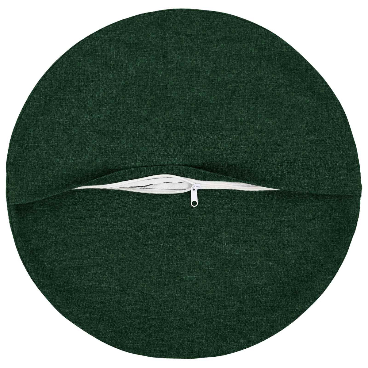 vidaXL Cushion with Pillow HEERLEN 6 pcs Dark Green Fabric