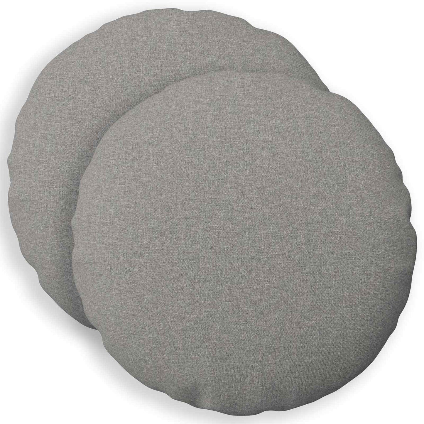 vidaXL Cushion with Pillow HEERLEN 2 pcs Cloud Grey Fabric