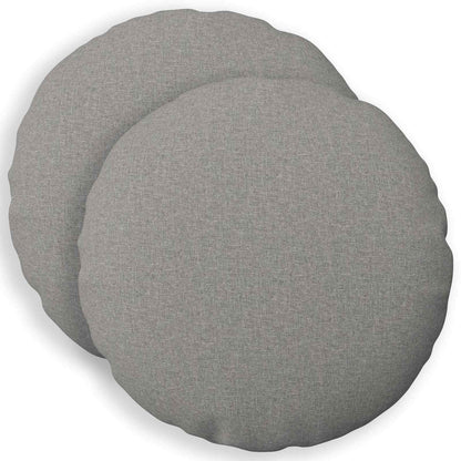 vidaXL Cushion with Pillow HEERLEN 2 pcs Cloud Grey Fabric