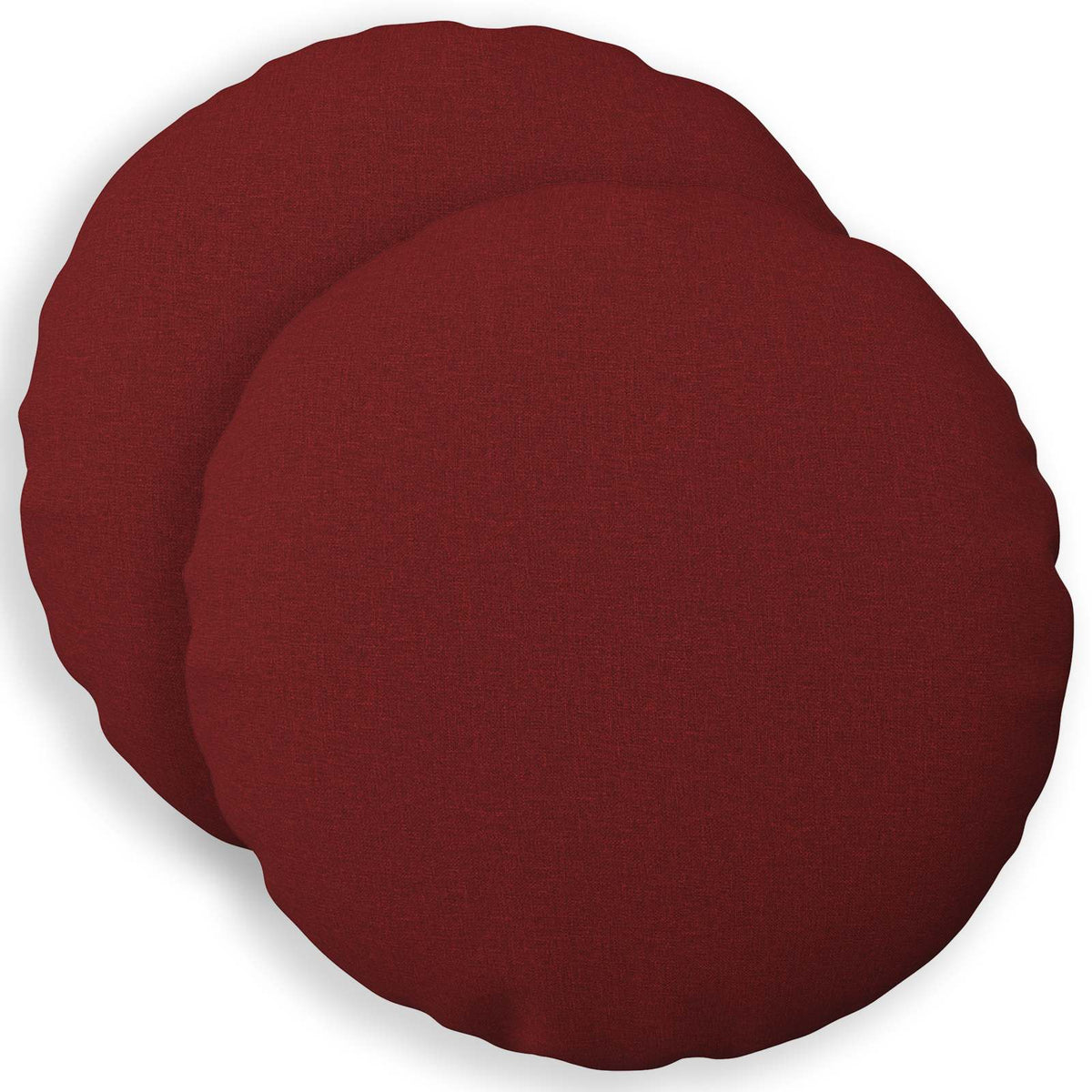 vidaXL Cushion with Pillow HEERLEN 2 pcs Wine Red Fabric