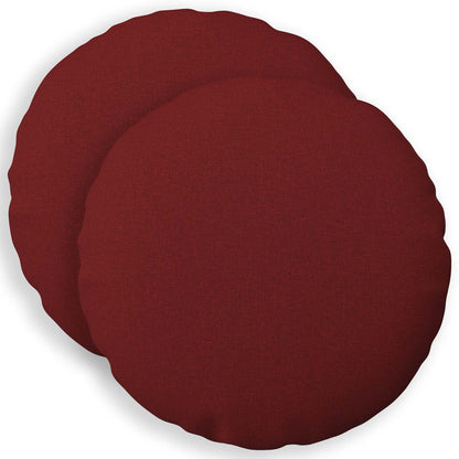 vidaXL Cushion with Pillow HEERLEN 2 pcs Wine Red Fabric