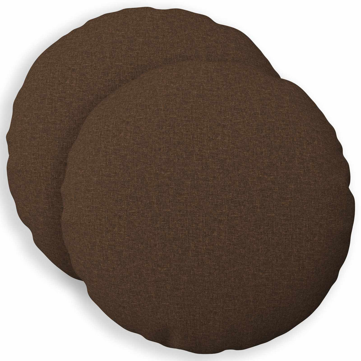 vidaXL Cushion with Pillow HEERLEN 2 pcs Brown Fabric