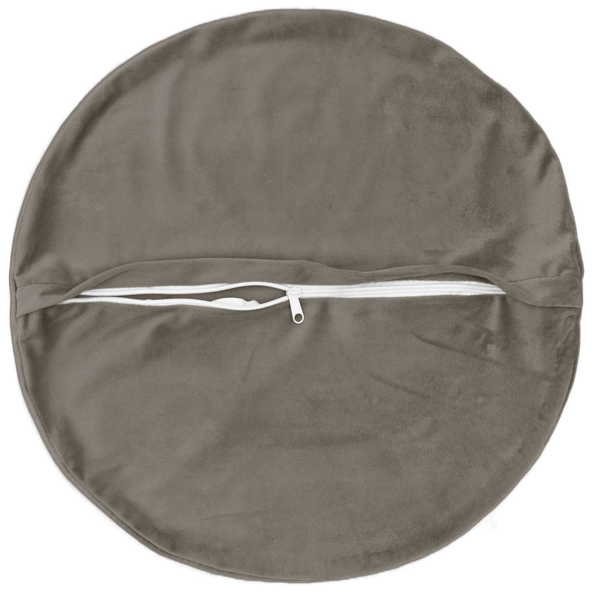 vidaXL Cushion with Pillow HEERLEN 6 pcs Light Grey Velvet