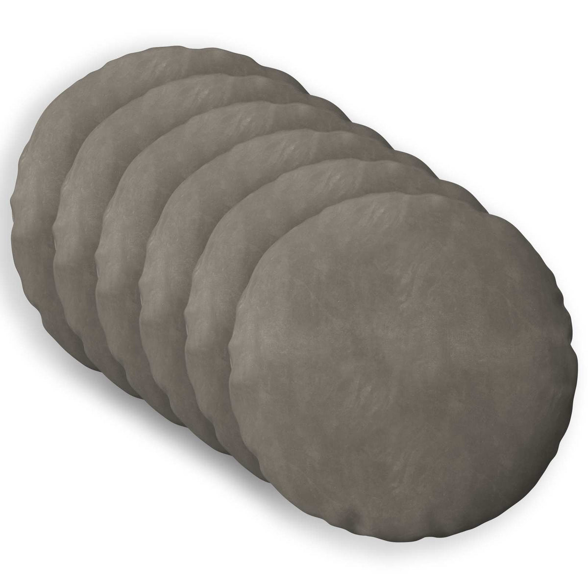 vidaXL Cushion with Pillow HEERLEN 6 pcs Light Grey Velvet