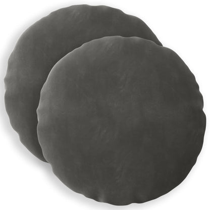 vidaXL Cushion with Pillow HEERLEN 2 pcs Dark Grey Velvet