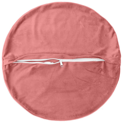 vidaXL Cushion with Pillow HEERLEN 2 pcs Pink Velvet