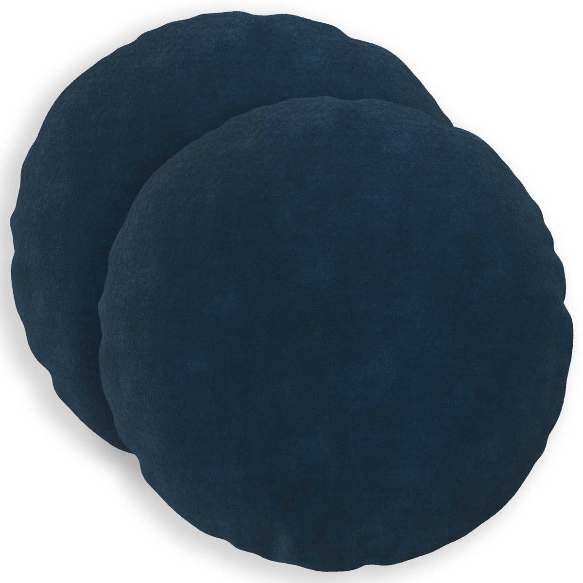 vidaXL Cushion with Pillow HEERLEN 2 pcs Blue Microfiber Fleece