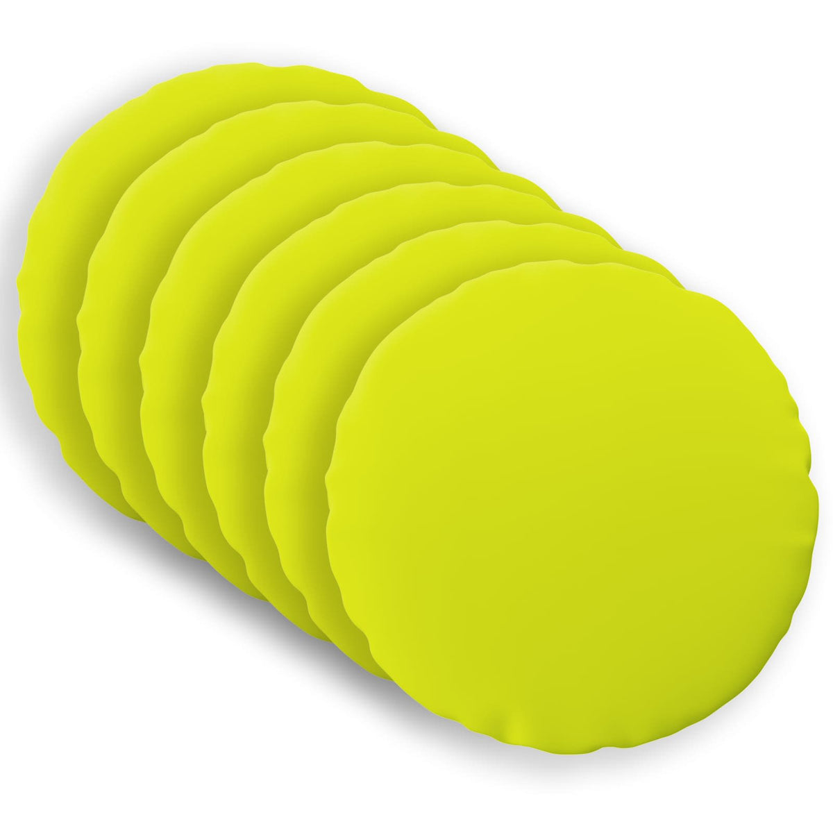 vidaXL Cushion with Pillow HEERLEN 6 pcs Bright Green Polyester