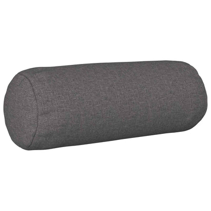 vidaXL Cushion with Pillow HEERLEN 2 pcs Light Grey Fabric