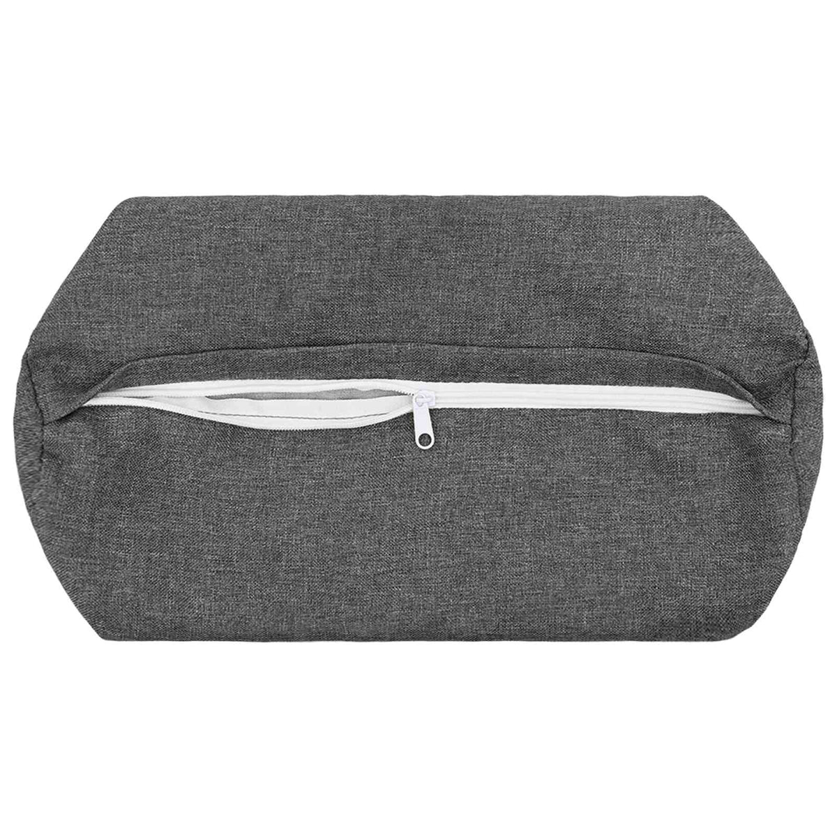 vidaXL Cushion with Pillow HEERLEN 2 pcs Light Grey Fabric