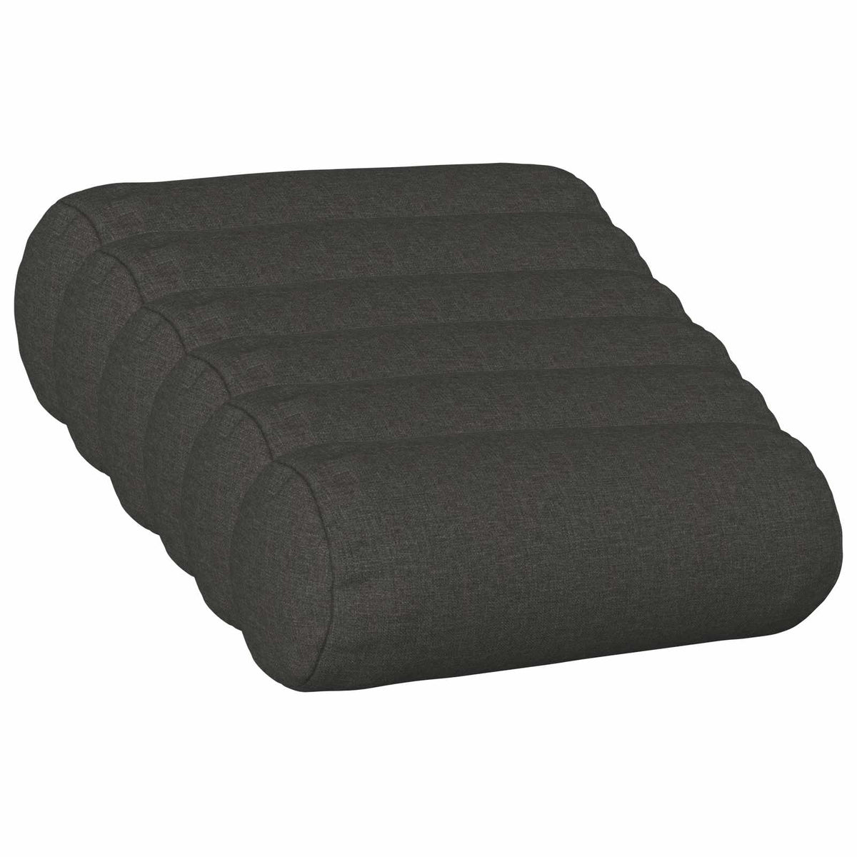 vidaXL Cushion with Pillow HEERLEN 6 pcs Dark Grey Fabric