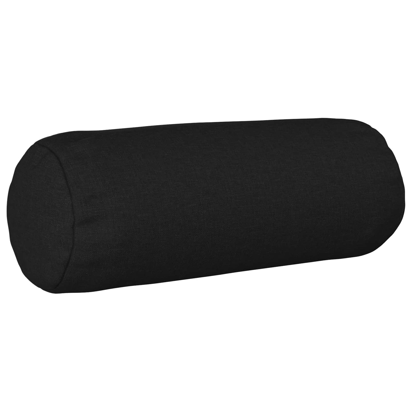 vidaXL Cushion with Pillow HEERLEN 2 pcs Black Fabric