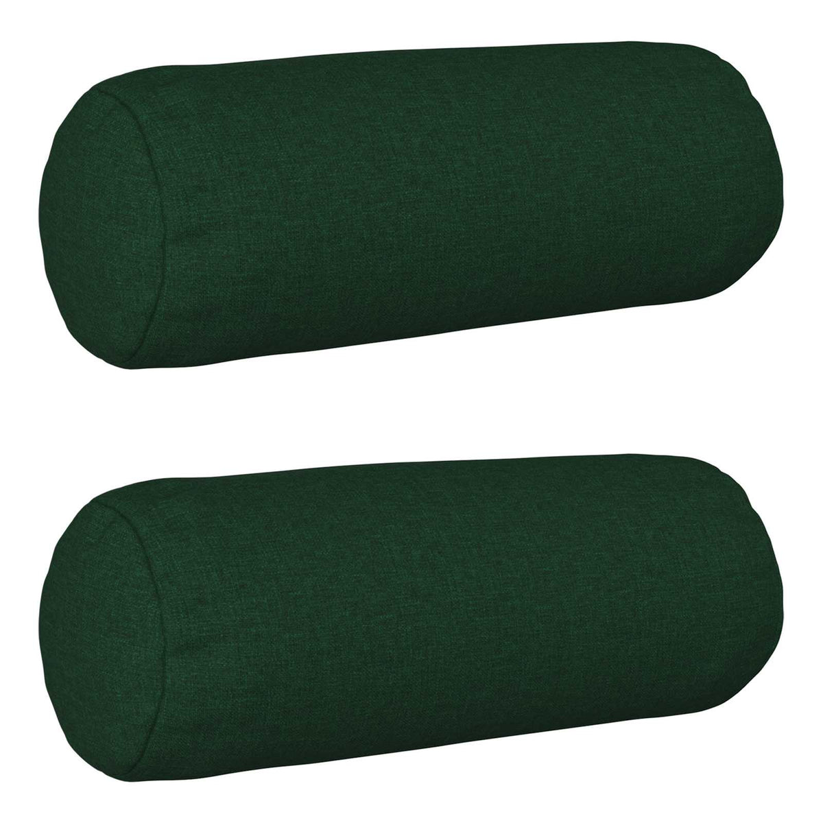 vidaXL Cushion with Pillow HEERLEN 2 pcs Dark Green Fabric