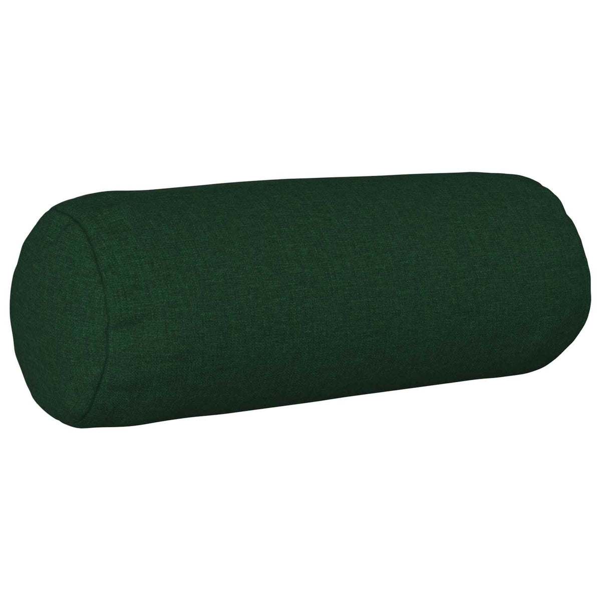 vidaXL Throw Pillow 2 pcs HEERLEN Dark Green Dia. 15 x 40 cm Fabric