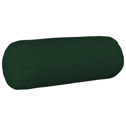 vidaXL Cushion with Pillow HEERLEN 6 pcs Dark Green Fabric