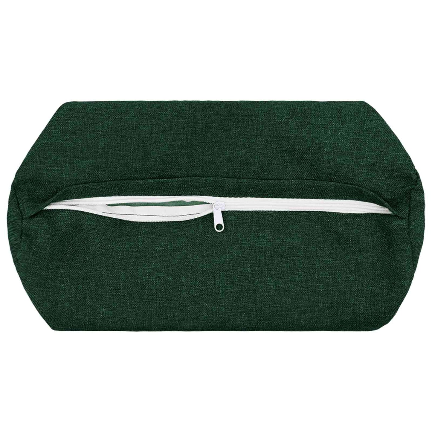 vidaXL Cushion with Pillow HEERLEN 6 pcs Dark Green Fabric