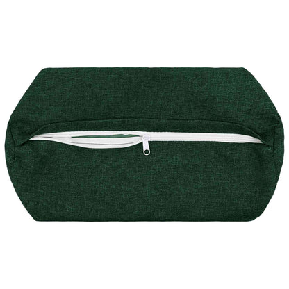 vidaXL Cushion with Pillow HEERLEN 6 pcs Dark Green Fabric