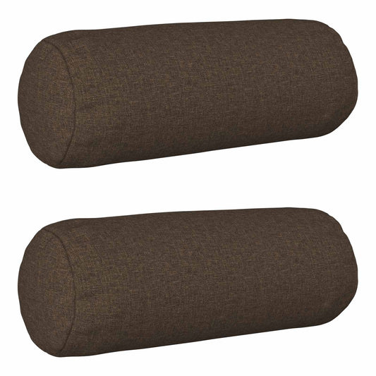 vidaXL Cushion with Pillow HEERLEN 2 pcs Taupe Fabric