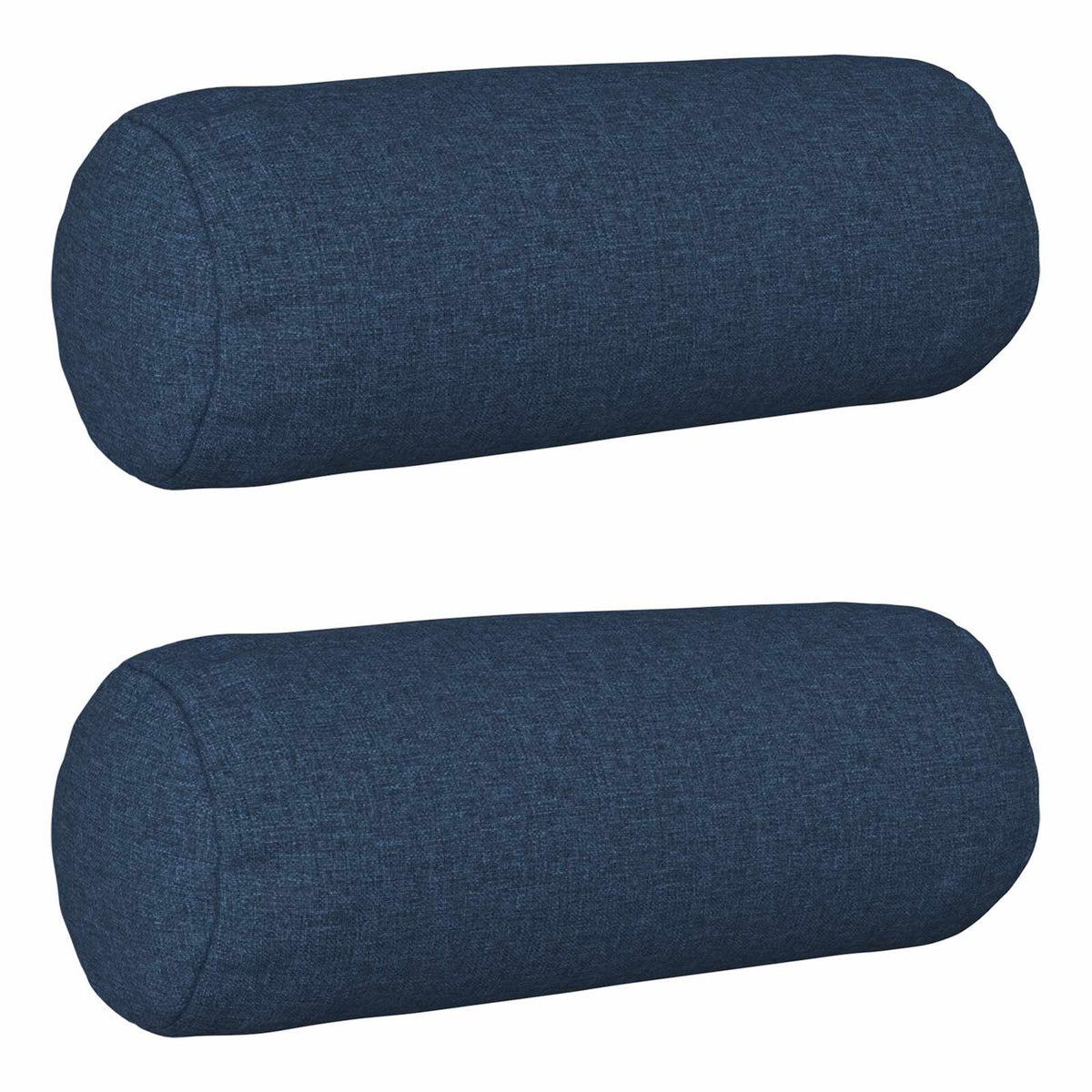 vidaXL Cushion with Pillow HEERLEN 2 pcs Blue Fabric