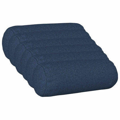 vidaXL Cushion with Pillow HEERLEN 6 pcs Blue Fabric