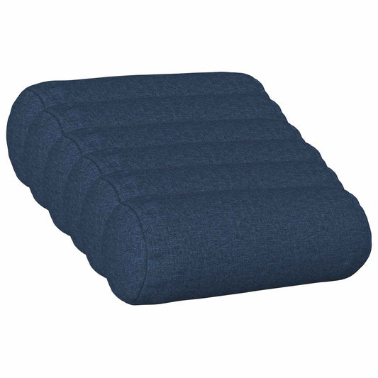 vidaXL Cushion with Pillow HEERLEN 6 pcs Blue Fabric