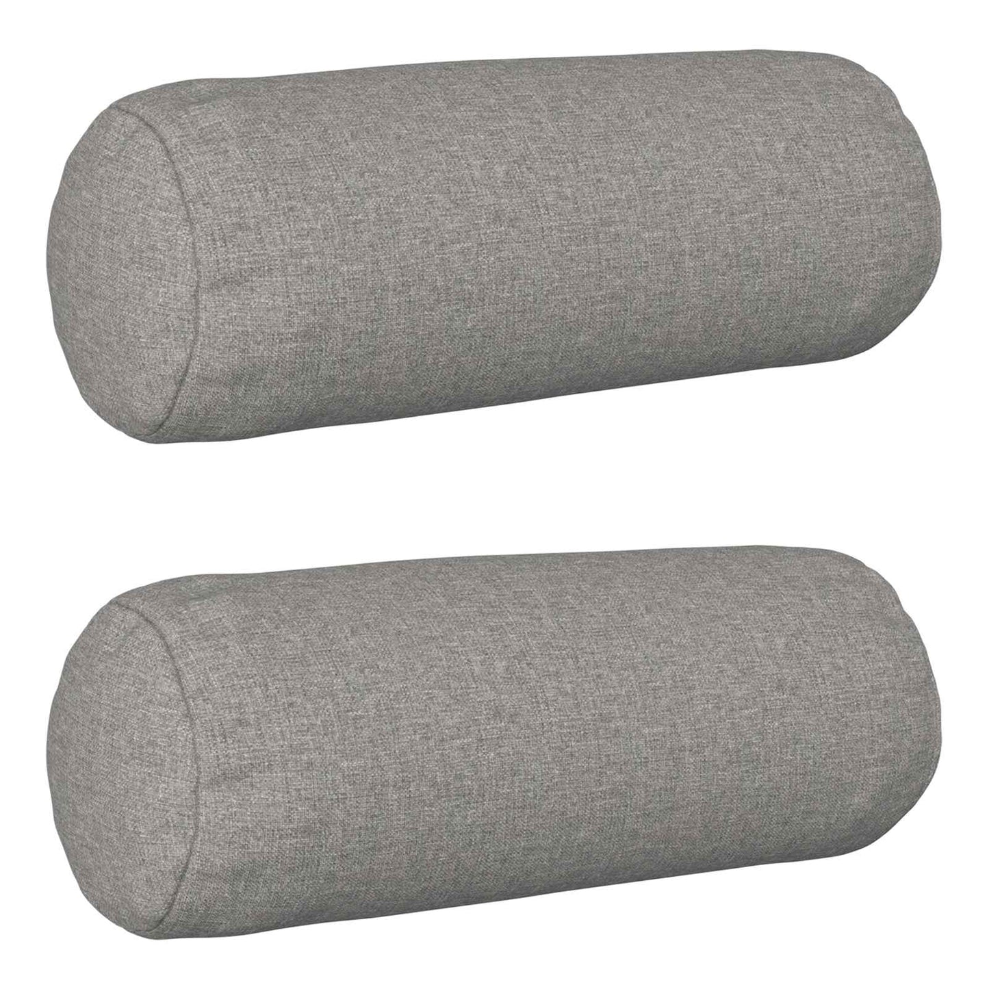 vidaXL Cushion with Pillow HEERLEN 2 pcs Cloud Grey Fabric