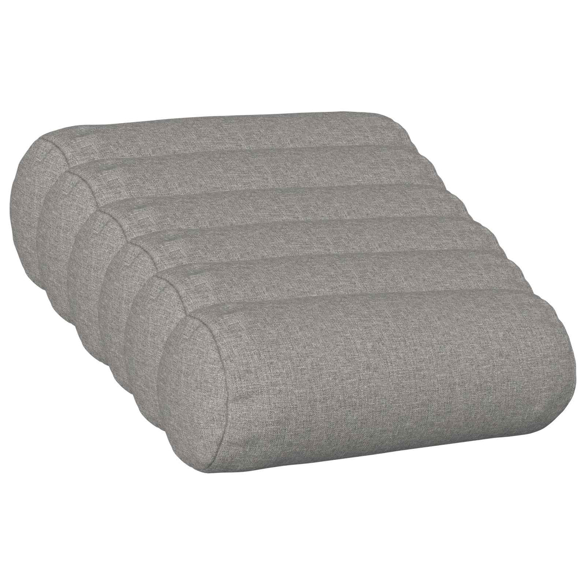 vidaXL Cushion with Pillow HEERLEN 6 pcs Cloud Grey Fabric