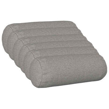vidaXL Cushion with Pillow HEERLEN 6 pcs Cloud Grey Fabric