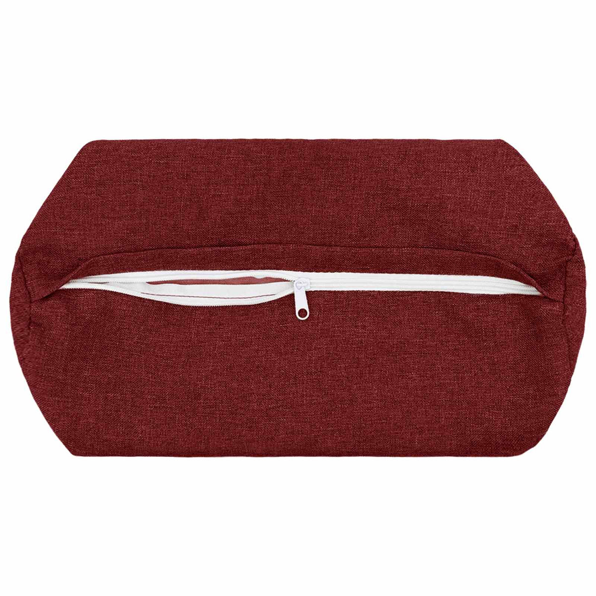 vidaXL Cushion with Pillow HEERLEN 6 pcs Wine Red Fabric