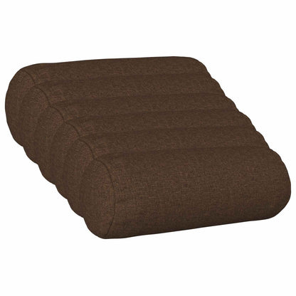 vidaXL Cushion with Pillow HEERLEN 6 pcs Brown Fabric