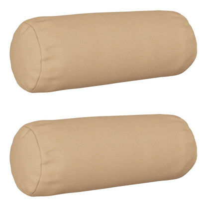 vidaXL Cushion with Pillow HEERLEN 2 pcs Cream Fabric