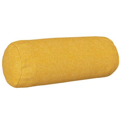 vidaXL Cushion with Pillow HEERLEN 2 pcs Light Yellow Fabric