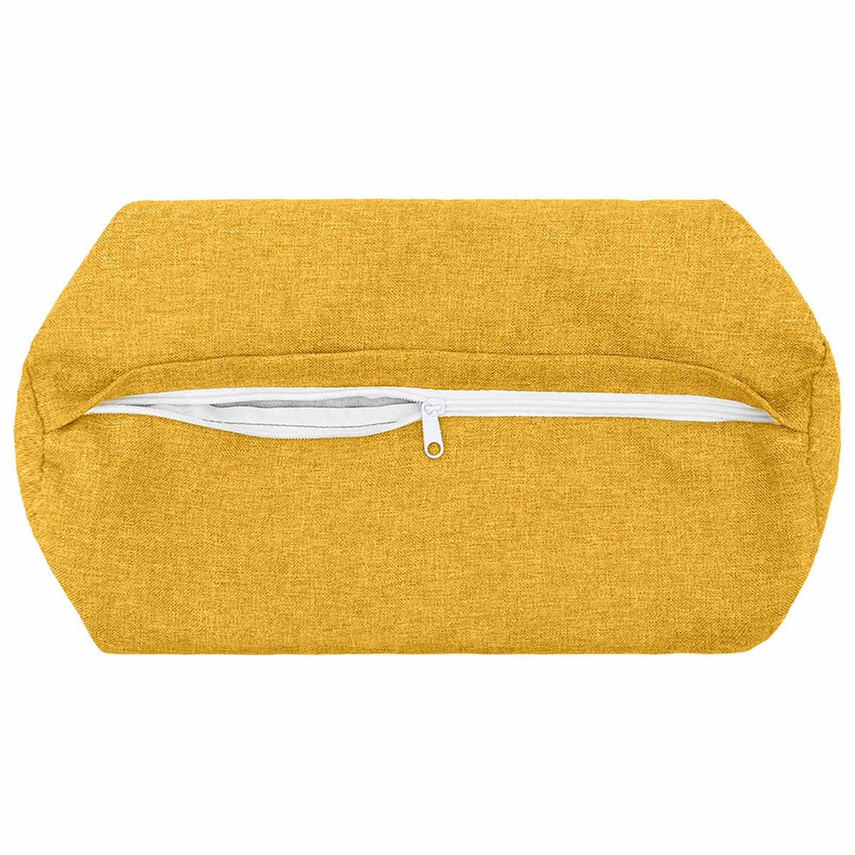 vidaXL Cushion with Pillow HEERLEN 2 pcs Light Yellow Fabric