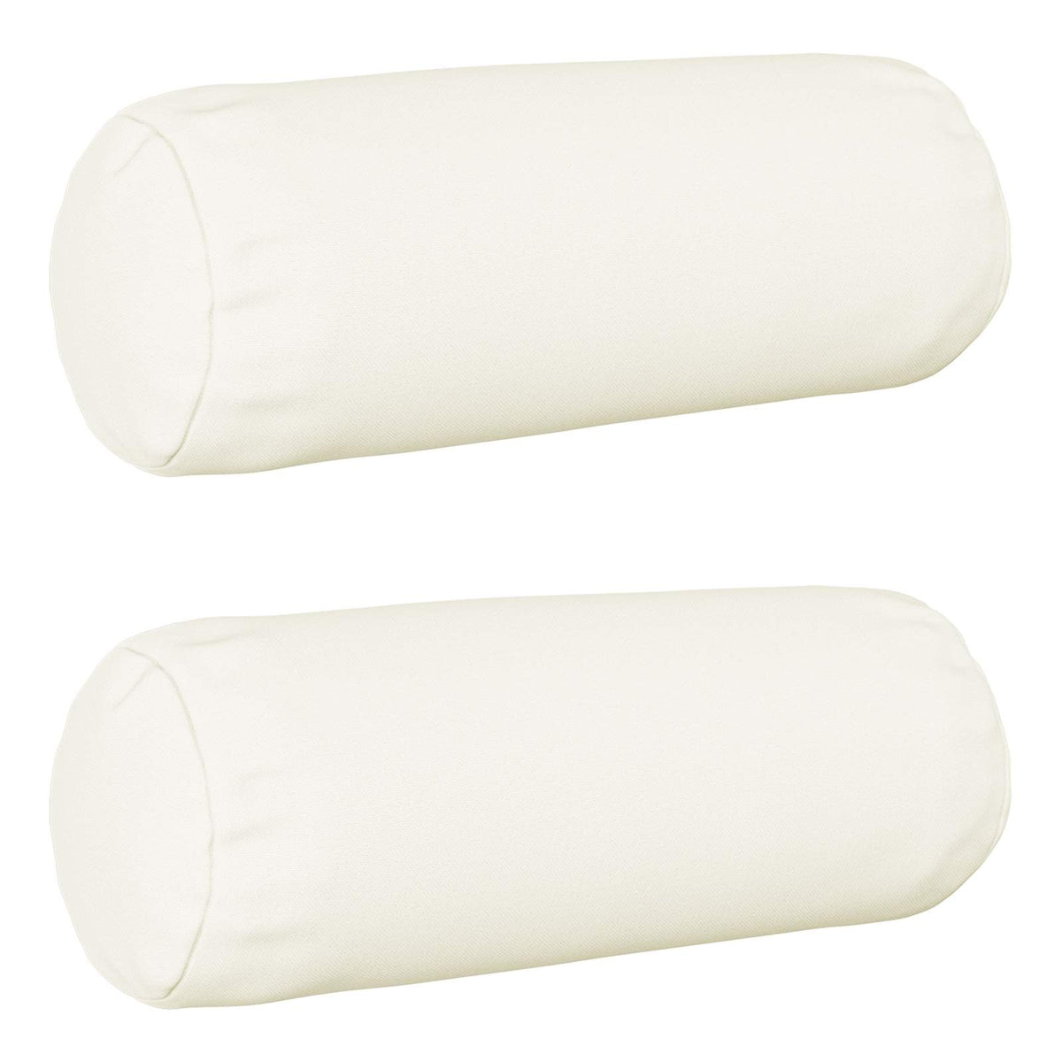 vidaXL Cushion with Pillow HEERLEN 2 pcs White Fabric