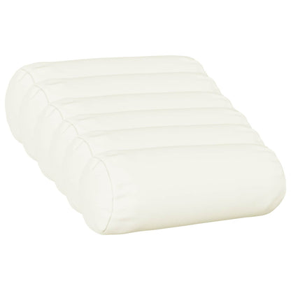 vidaXL Cushion with Pillow HEERLEN 6 pcs White Fabric