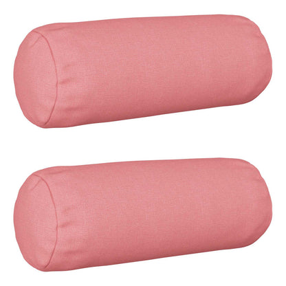 vidaXL Cushion with Pillow HEERLEN 2 pcs Pink Fabric