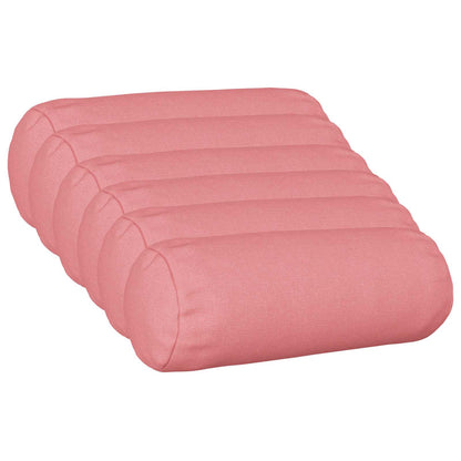 vidaXL Cushion with Pillow HEERLEN 6 pcs Pink Fabric