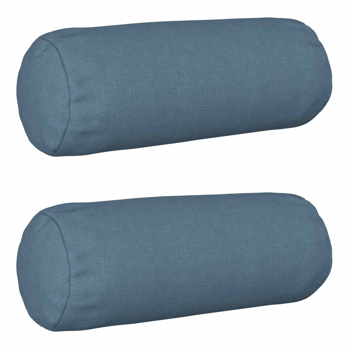 vidaXL Cushion with Pillow HEERLEN 2 pcs Jeans Blue Fabric