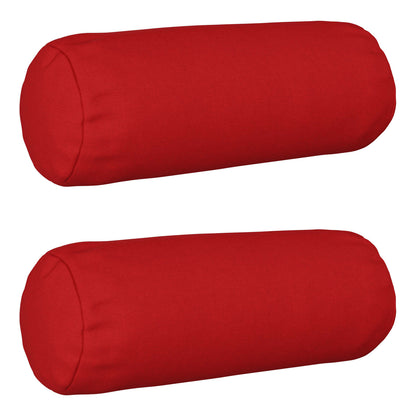 vidaXL Cushion with Pillow HEERLEN 2 pcs Red Fabric