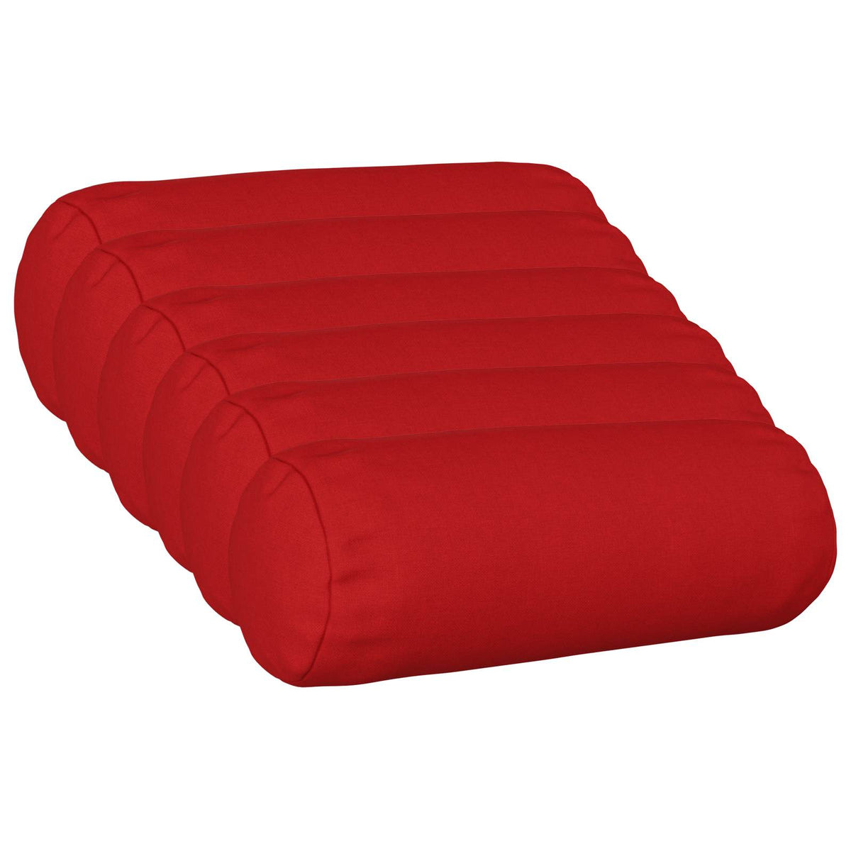vidaXL Cushion with Pillow HEERLEN 6 pcs Red Fabric