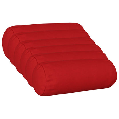 vidaXL Cushion with Pillow HEERLEN 6 pcs Red Fabric