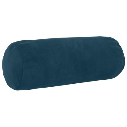 vidaXL Cushion with Pillow HEERLEN 2 pcs Blue Velvet