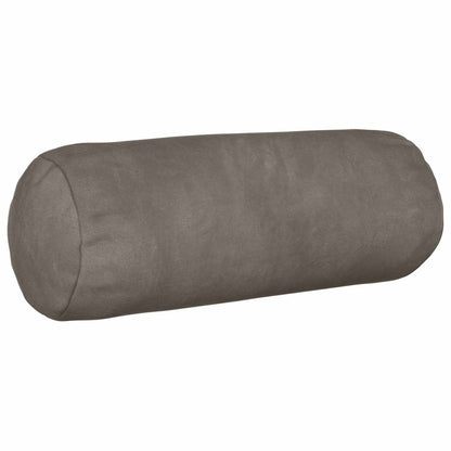 vidaXL Cushion with Pillow HEERLEN 6 pcs Light Grey Velvet