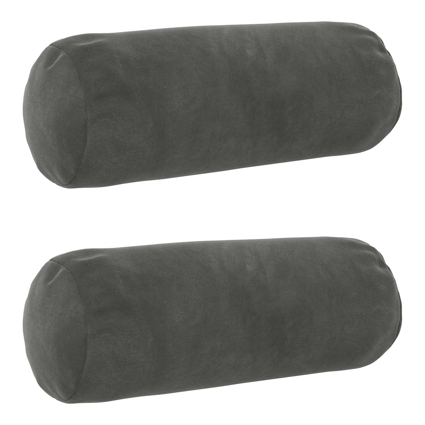 vidaXL Cushion with Pillow HEERLEN 2 pcs Dark Grey Velvet
