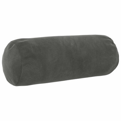 vidaXL Cushion with Pillow HEERLEN 6 pcs Dark Grey Velvet